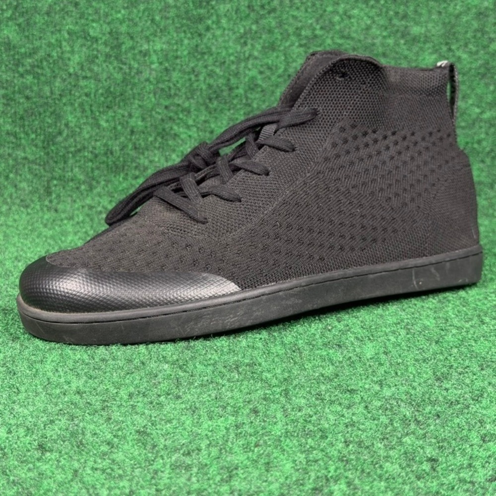 SUAVS The Legacy High Top Sneakers Men 10 Jet Black Knit Athletic Women 12 EU 43